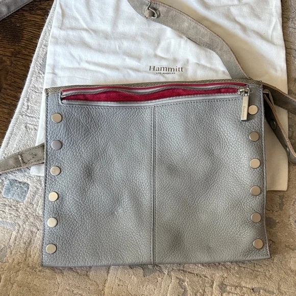 Hammitt Taupe/Beige Crossbody w/storage bag, authentic card, & 2 straps - Picture 6 of 10